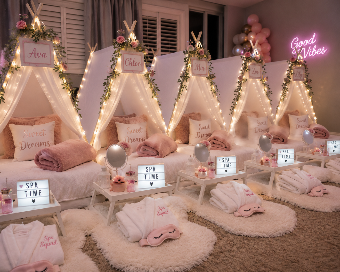 Sofia's Spa Party