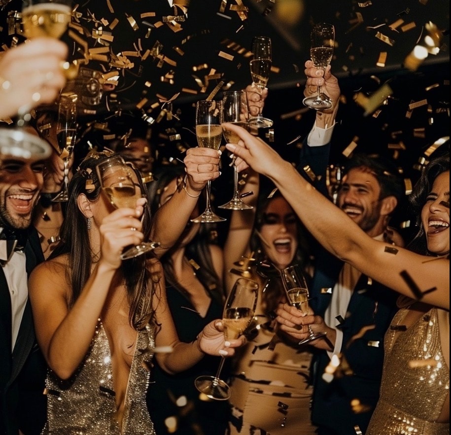 Happy kids celebrating at a party